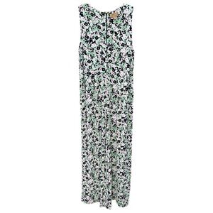 Kachel x Anthropologie Green and Black Floral Jumpsuit Size 14